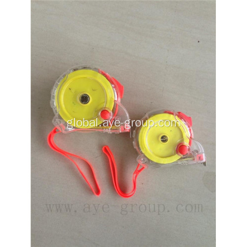  measuring tool 77# Transparent Plastic Measure Tape with 5mx16ft Factory